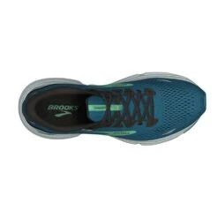 BROOKS Men's Ghost 15 Running Shoe - Moroccan Blue/Black/Spring Bud - Regular (D) -Gazelle Sports 110393 462 O Ghost 15