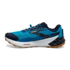 BROOKS Men's Catamount 2 Trail Running Shoe- Peacoat/Atomic Blue/Rooibos - Regular (D) -Gazelle Sports 110399 490 M Catamount 2