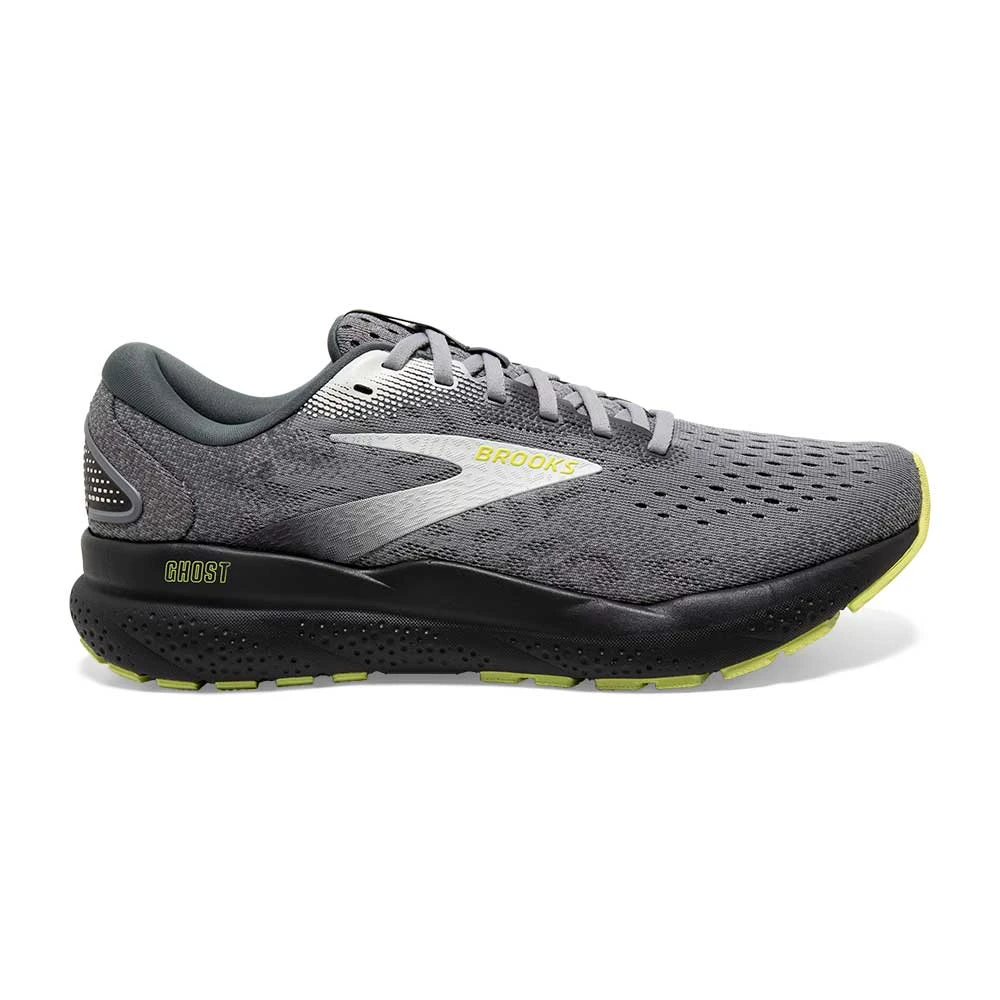 BROOKS Men's Ghost 16 Running Shoe - Primer/Grey/Lime - Extra Wide (4E) 3 BROOKS Men's Ghost 16 Running Shoe - Primer/Grey/Lime - Extra Wide (4E)