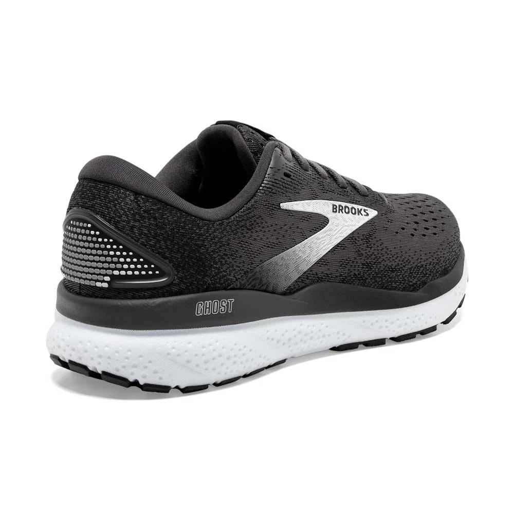 BROOKS Men's Ghost 16 Running Shoe - Black/Grey/White - Regular (D) 6 BROOKS Men's Ghost 16 Running Shoe - Black/Grey/White - Regular (D) - Image 4