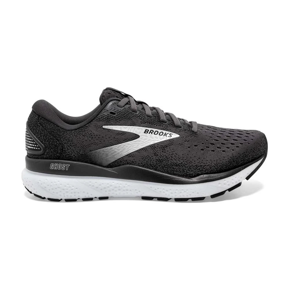 BROOKS Men's Ghost 16 Running Shoe - Black/Grey/White - Regular (D) 3 BROOKS Men's Ghost 16 Running Shoe - Black/Grey/White - Regular (D)
