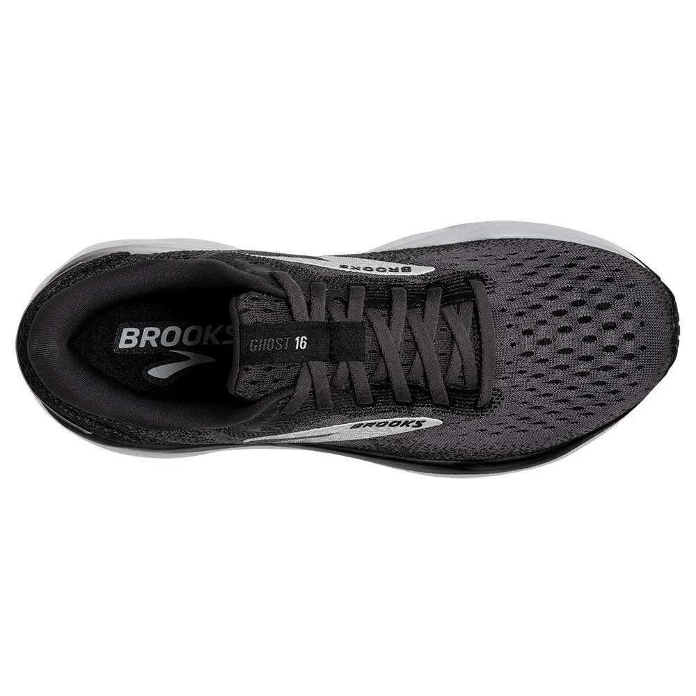 BROOKS Men's Ghost 16 Running Shoe - Black/Grey/White - Regular (D) 8 BROOKS Men's Ghost 16 Running Shoe - Black/Grey/White - Regular (D) - Image 6