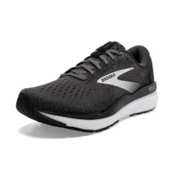BROOKS Men's Ghost 16 Running Shoe - Black/Grey/White - Regular (D) 13 BROOKS Men's Ghost 16 Running Shoe - Black/Grey/White - Regular (D) -Gazelle Sports 110418 090 Z Ghost 16