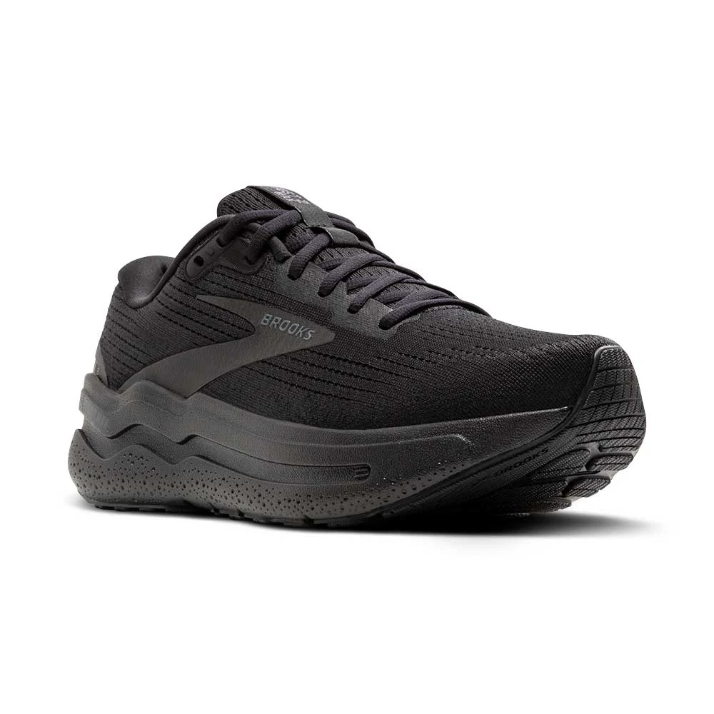 BROOKS Men's Ghost Max 2 Running Shoe - Black/Black/Ebony - Wide (2E) 4 BROOKS Men's Ghost Max 2 Running Shoe - Black/Black/Ebony - Wide (2E) - Image 2