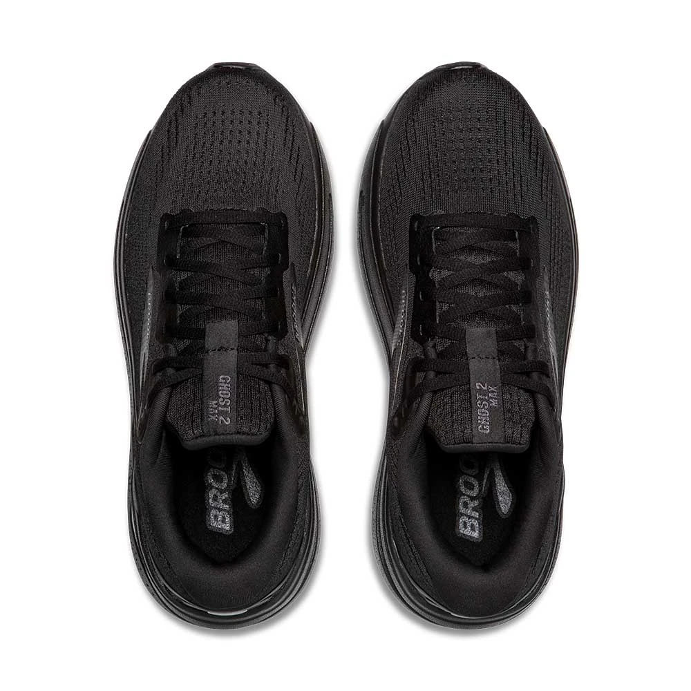 BROOKS Men's Ghost Max 2 Running Shoe - Black/Black/Ebony - Wide (2E) 8 BROOKS Men's Ghost Max 2 Running Shoe - Black/Black/Ebony - Wide (2E) - Image 6