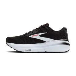BROOKS Men's Ghost Max 2 Running Shoe - Black/White/Fiery Red - Regular (D) -Gazelle Sports 110431 027 M Ghost Max 2 1f60a00d 4a9a 4150 b443 c10bfcc8b520