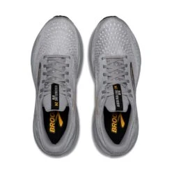 BROOKS Men's Adrenaline GTS 24 Running Shoe - Alloy/White/Gold Fusion - Narrow (B) -Gazelle Sports 110437 084 O Adrenaline GTS 24 7e659443 32bd 4681 8411 d8109ebde347