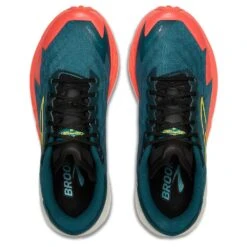 BROOKS Men's Catamount 4 Trail Shoe - Legion Blue/Celestial/Flame - Regular (D) -Gazelle Sports 110441 407 O Catamount 4