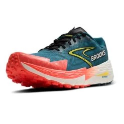 BROOKS Men's Catamount 4 Trail Shoe - Legion Blue/Celestial/Flame - Regular (D) -Gazelle Sports 110441 407 Z Catamount 4