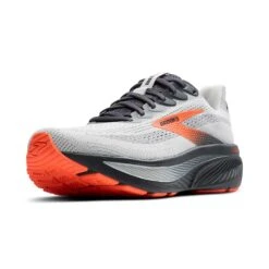 BROOKS Men's Ghost 17 Running Shoe - Oyster Mushroom/Orange/Ebony - Regular (D) -Gazelle Sports 110442 048 Z Ghost 17