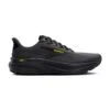 BROOKS Men's Ghost 17 Running Shoe - Ebony/Black/Yellow - Wide (2E)