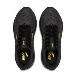 BROOKS Men's Ghost 17 Running Shoe - Ebony/Black/Yellow - Regular (D) -Gazelle Sports 110442 059 O Ghost 17