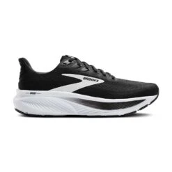 BROOKS Men's Ghost 17 Running Shoe - Black/Grey/White - Wide (2E)