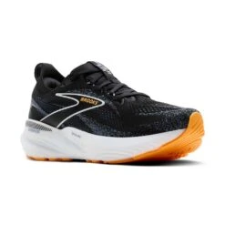 BROOKS Men's Glycerin GTS 22 Running Shoe - Black/Country Blue/Orange Pop - Regular (D) -Gazelle Sports 110446 013 A Glycerin GTS 22 1