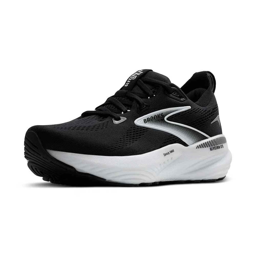BROOKS Men's Glycerin GTS 22 Running Shoe - Black/Grey/White - Regular (D) 4 BROOKS Men's Glycerin GTS 22 Running Shoe - Black/Grey/White - Regular (D) - Image 2