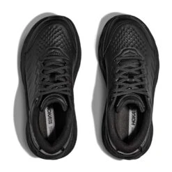 Hoka Men's Bondi SR Running Shoe - Black/Black - Wide (2E) -Gazelle Sports 1110520 BBLC 2