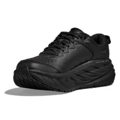 Hoka Men's Bondi SR Running Shoe - Black/Black - Wide (2E) -Gazelle Sports 1110520 BBLC 3