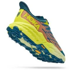 Hoka Men's Speedgoat 5 Trail Shoes - Blue Coral/Evening Primrose - Regular (D) -Gazelle Sports 1123157 BCEP 3