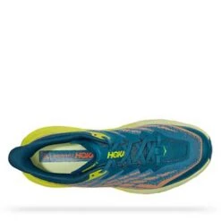 Hoka Men's Speedgoat 5 Trail Shoes - Blue Coral/Evening Primrose - Regular (D) -Gazelle Sports 1123157 BCEP 5