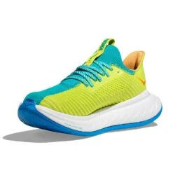 Hoka Men's Carbon X 3 Running Shoe - Ceramic/Evening Primrose -Gazelle Sports 1123192 CEPR 3