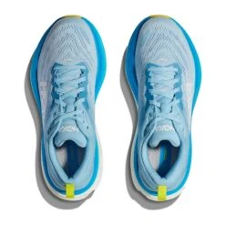 Hoka Men's Bondi 8 Running Shoe - Airy Blue/Diva Blue - Wide (2E) -Gazelle Sports 1123202 ABDB 2