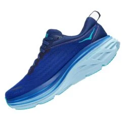 Hoka Men's Bondi 8 Running Shoe - Bellwether Blue/Bluing - Regular (D) -Gazelle Sports 1123202 BBBG 4