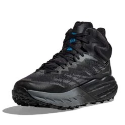 Hoka Men's Speedgoat 5 Mid GTX Running Shoe - Black/Black -Gazelle Sports 1127918 BBLC 3