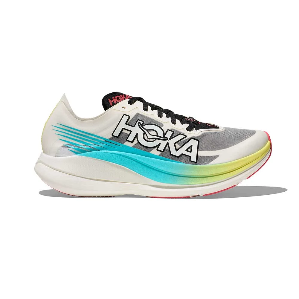 Hoka All Gender Rocket X 2 Running Shoe - Yuzu/Cielo Blue - Regular (D) 3 Hoka All Gender Rocket X 2 Running Shoe - Yuzu/Cielo Blue - Regular (D)