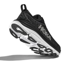 Hoka Men's Gaviota 5 Running Shoe - Black/White - Regular (D) -Gazelle Sports 1127929 BWHT 4