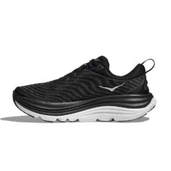 Hoka Men's Gaviota 5 Running Shoe - Black/White - Regular (D) -Gazelle Sports 1127929 BWHT 8