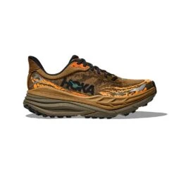 Hoka Men's Stinson 7 Trail Running Shoe - Honey/Antique Olive - Regular (D)
