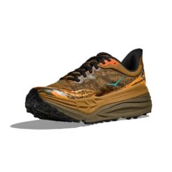 Hoka Men's Stinson 7 Trail Running Shoe - Honey/Antique Olive - Regular (D) -Gazelle Sports 1141530 HYN 3
