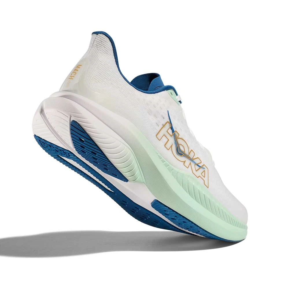 Hoka Men's Mach 6 Running Shoe - Frost/Gold - Regular (D) 7 Hoka Men's Mach 6 Running Shoe - Frost/Gold - Regular (D) - Image 5