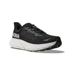 Hoka Men's Arahi 7 Running Shoe - Black/White - Wide (2E) -Gazelle Sports 1147870 BWHT 6