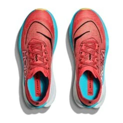 Hoka Men's Mach X2 Running Shoe - Grapefruit/Electric Coral - Regular (D) -Gazelle Sports 1155119 GFRT 2