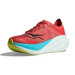 Hoka Men's Mach X2 Running Shoe - Grapefruit/Electric Coral - Regular (D) -Gazelle Sports 1155119 GFRT 3