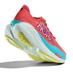 Hoka Men's Mach X2 Running Shoe - Grapefruit/Electric Coral - Regular (D) -Gazelle Sports 1155119 GFRT 4