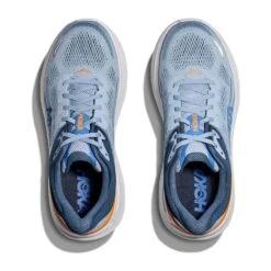 Hoka Men's Bondi 9 Running Shoe - Drizzle/Downpour - Wide (2E) -Gazelle Sports 1162011 DNP 2 5ab9f51e 1e64 4612 bd9a 075fac9cb48d