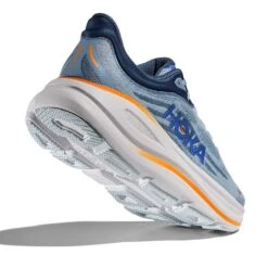 Hoka Men's Bondi 9 Running Shoe - Drizzle/Downpour - Wide (2E) -Gazelle Sports 1162011 DNP 4 75d08d78 376e 4587 adac 9c2bd5e8a6cf