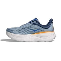 Hoka Men's Bondi 9 Running Shoe - Drizzle/Downpour - Wide (2E) -Gazelle Sports 1162011 DNP 8 803e624e a9ac 455f 9ebb b2d44fe853af