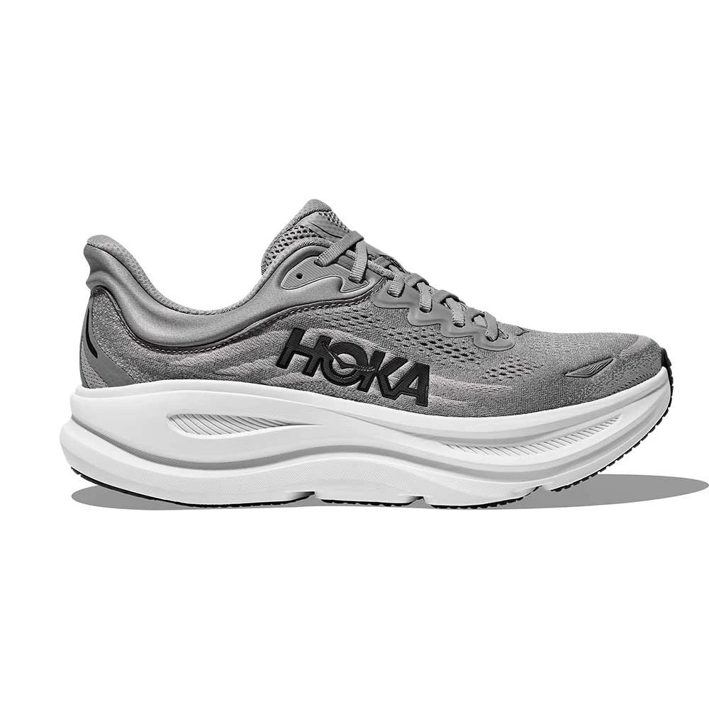 Hoka Men's Bondi 9 Running Shoe- Galactic Grey/Stellar Grey - Wide (2E) 3 Hoka Men's Bondi 9 Running Shoe- Galactic Grey/Stellar Grey - Wide (2E)
