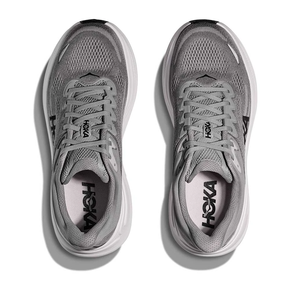 Hoka Men's Bondi 9 Running Shoe- Galactic Grey/Stellar Grey - Wide (2E) 8 Hoka Men's Bondi 9 Running Shoe- Galactic Grey/Stellar Grey - Wide (2E) - Image 6