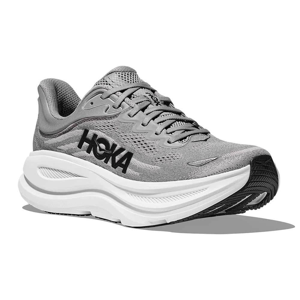 Hoka Men's Bondi 9 Running Shoe- Galactic Grey/Stellar Grey - Wide (2E) 4 Hoka Men's Bondi 9 Running Shoe- Galactic Grey/Stellar Grey - Wide (2E) - Image 2