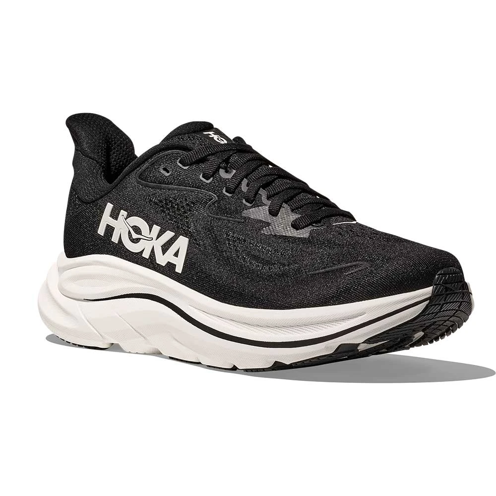 Hoka Men's Clifton 10 Running Shoe - Black/White - Regular (D) 4 Hoka Men's Clifton 10 Running Shoe - Black/White - Regular (D) - Image 2