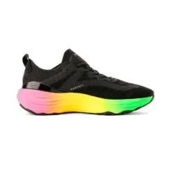 Men's Foreverrun Nitro Futrograde Running Shoe - Puma Black/Green Gecko- Regular (D) -Gazelle Sports 380005 01 sv03