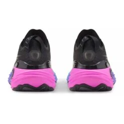 Men's Foreverrun Nitro Sunset Running Shoe - Puma Black/Luminous Blue/Electric Orchid- Regular (D) -Gazelle Sports 38000701 BlackBlue BCK