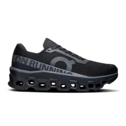 On Running Men's Cloudmonster 2 Running Shoe - Black/Black - Regular (D)