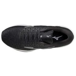Mizuno Men's Wave Inspire 18 Waveknit Running Shoe- Ebony - Regular (D) -Gazelle Sports 411356 EYEY 04
