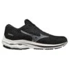 Mizuno Men's Wave Inspire 18 Waveknit Running Shoe- Ebony - Regular (D) -Gazelle Sports 411356 EYEY 06