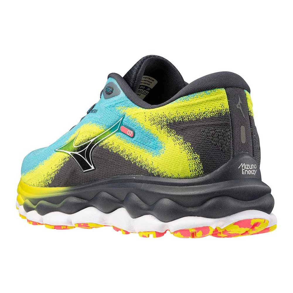 Mizuno Men's Wave Sky 7 Running Shoe - Jet Blue/White - Regular (D) 8 Mizuno Men's Wave Sky 7 Running Shoe - Jet Blue/White - Regular (D) - Image 6